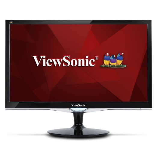 ViewSonic VX2452MH 24-Inch LED-Lit LCD Monitor Full HD 1080p 2ms 50M1 DCR Game Mode HDMIDVIVGA VESA