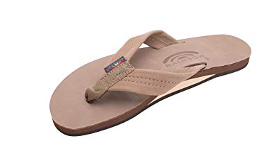 Rainbow Sandals Women's Single Layer Premier Leather w/Double Braided Strap