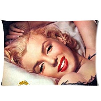Bedroom Decor Custom Marilyn Monroe Pillowcase Soft Zippered Throw Pillow Cover Cushion Case Covers Fasfion Design Two Sides Printed 20x30 Pillows