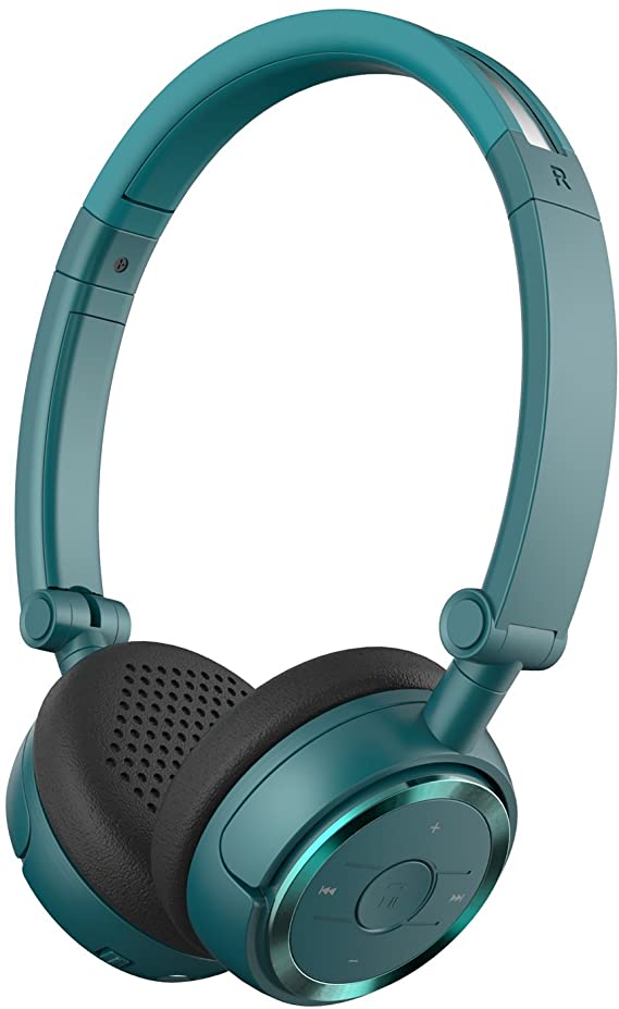 Edifier W675BT Wireless Headphones - Bluetooth v4.1 On-Ear Earphones, Foldable with NFC Quick Connect - Blue