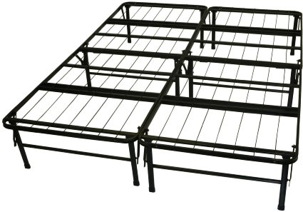 Epic Furnishings DuraBed Steel Foundation & Frame-in-One Mattress Support System Foldable Bed Frame, Queen