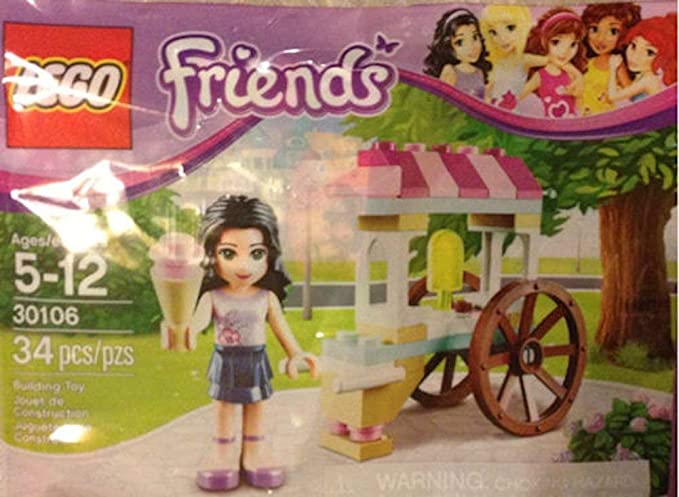 Lego Friends Polybag 30106 Emma with Ice Cream Cart Stand