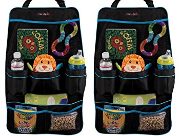 Munchkin Backseat Organizer, Black - 2 Pack