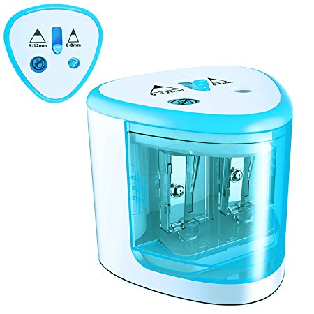 Best Automatic Eclectic Pencil Sharpener With Battery Operated for Classroom, Office, Kids and Adults(Blue)