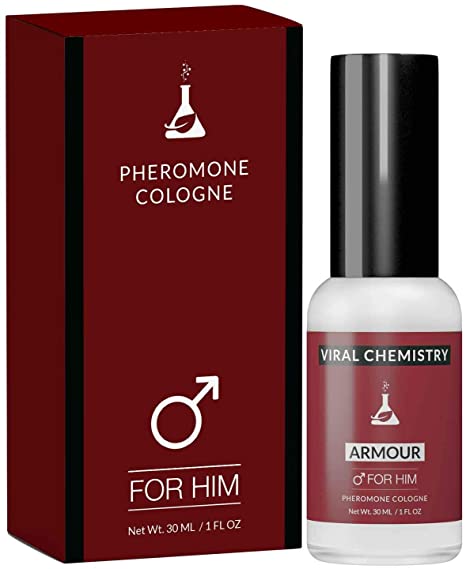 Pheromones to Attract Women for Men (Armour) - Exclusive, Ultra Strength Organic Fragrance Body Cologne Spray - 1 Fl Oz (Human Grade Pheromones to Attract Women)