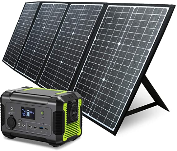 PAXCESS Rockman 200W Portable Power Station with 60W Solar Panel Kit