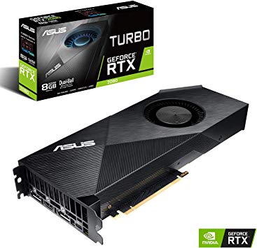 ASUS GeForce RTX 2080 8G Turbo Edition GDDR6 HDMI DP 1.4 USB Type-C Graphics Card (TURBO-RTX2080-8G) (Renewed)