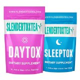 Slendertoxtea 14 Day Teatox - Colon cleanse Detox Herbal tea and Green tea
