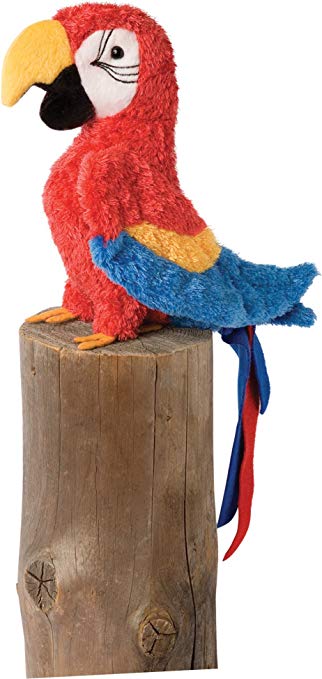 Gabby Red Parrot by Douglas Toys