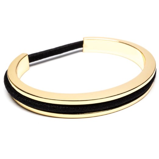 bittersweet by Maria Shireen - Hair Tie Bracelet - Medium Classic Design Steel - Gold
