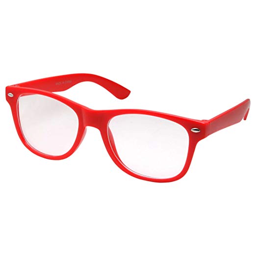 Kids Nerd Glasses Clear Lens Geek Fake for Costume Children's (Age 3-10)