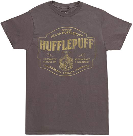 Bioworld Harry Potter Hufflepuff Traits Adult T-Shirt