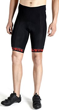 SANTIC Cycling Men's Shorts Biking Bicycle Bike Pants Half Pants 4D COOLMAX Padded