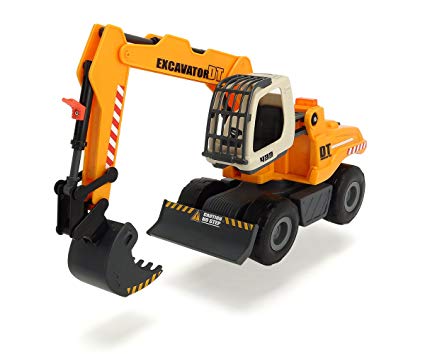 Dickie Toys Light and Sound Construction Digger Vehicle