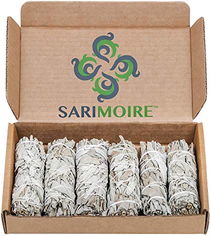 White Sage Smudge Sticks - 6-4" Sage Bundles - Perfect Sage Stick Smudge Sticks Smudging Kit Replenishment
