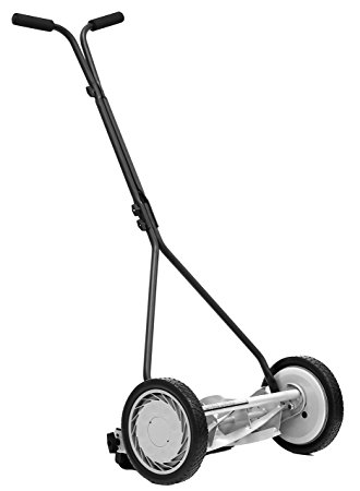 Great States 415-16 16" Standard Full Feature Push Reel Lawn Mower with T-Style Handle and Heat Treated Blades