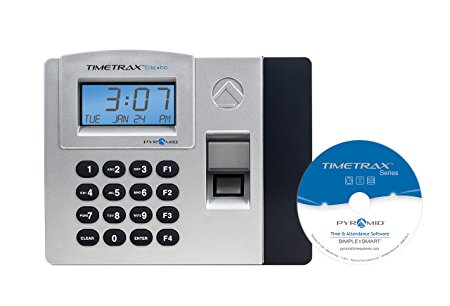 Pyramid TimeTrax Elite TTELITEEK Automated Biometric Fingerprint Time Clock System - Ethernet - Made in the USA