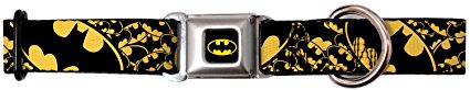 Batman DC Comics Superhero Large Shield Collage Seatbelt Fun Pet Dog Cat Collar