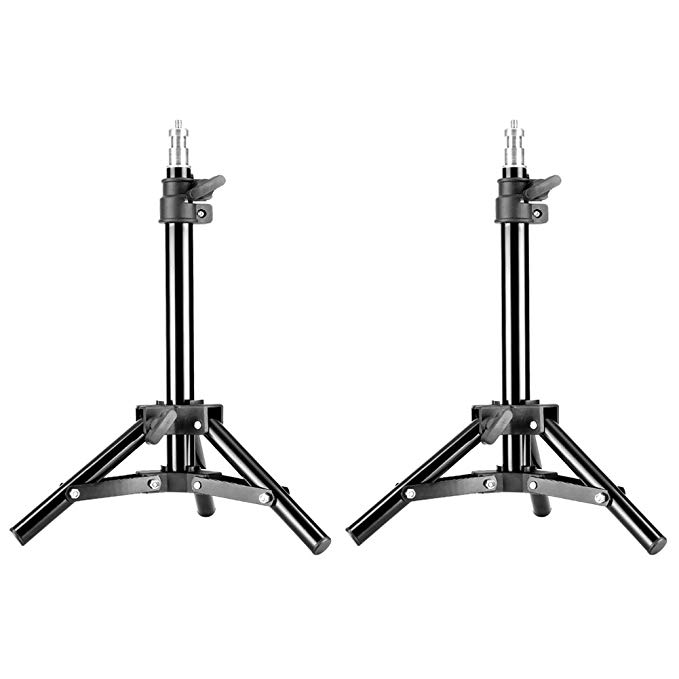 Neewer Photography Photo Studio 50cm / 20inch Aluminum Mini Table Top Backlight Stand (2 Stands)