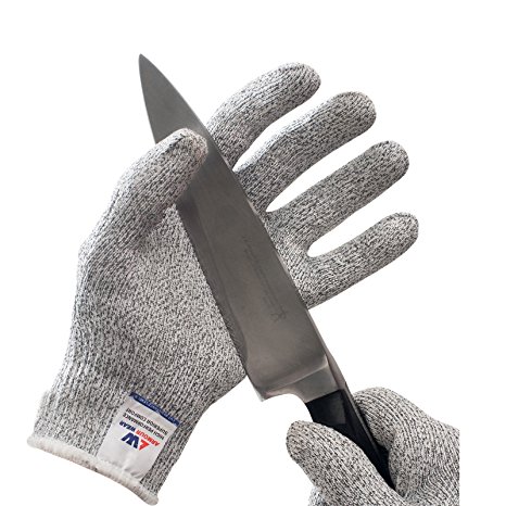 Armour Wear Cut Resistant Gloves - High Performance Level 5 Cut Protection, Food Grade. Size Small.