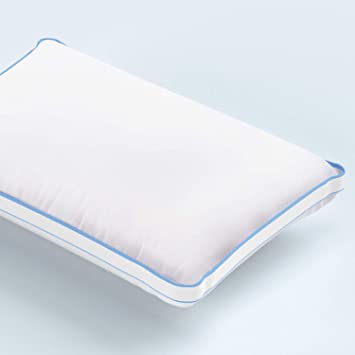 Sinomax Hybrid Pillow (24 x 16 inches) - SUPPORTIVE Ventilated hole-punched Memory Foam with SOFT Down Alternative Hypoallergenic Pillowcase(WASHABLE) - Relieving Neck/Back Pain - Fit for ALL sleepers