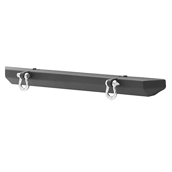 Smittybilt 76740D SRC Classic Front Bumper with D-Ring Mounts and Shackles for 1976-2006 Jeep Wrangler TJ/YJ/LJ