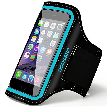Sports Armband, Ubegood iPhone 6s Armband for Running Jogging Case Cover with Key Pocket also fits iPhone 6S/6/5S/5/5C, Galaxy S6 edge/S6 and other Mobile Phone