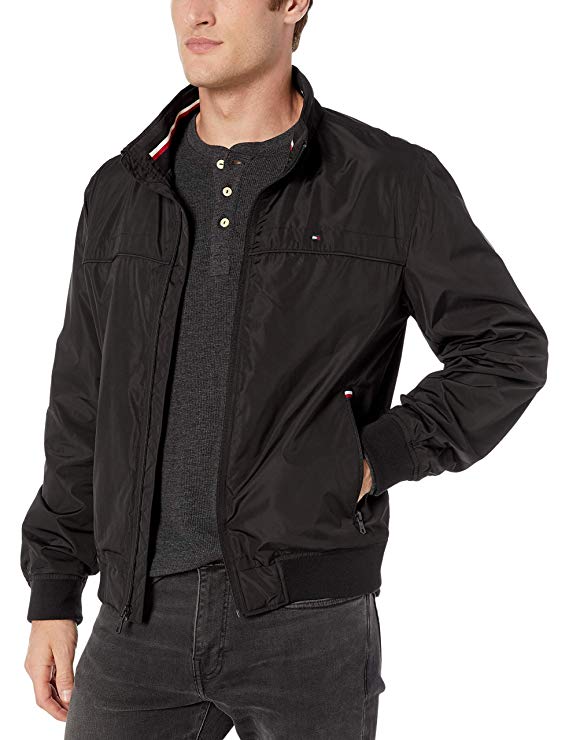 Tommy Hilfiger Men's Performance Faux Memory Bomber Jacket