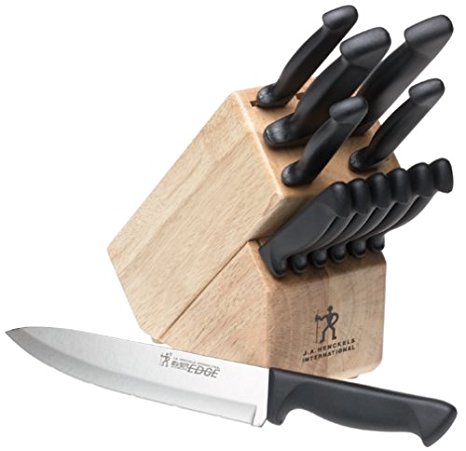 J.A. Henckels International Everedge 13-Piece Knife Set with Bonus Cheese Knife