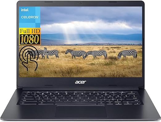 acer Chromebook 314 Laptop 2023 Newest, 14" FHD IPS Touchscreen, Intel Celeron Processor Up to 2.80GHz, 4GB RAM, 64GB eMMC, ‎Intel UHD Graphics 600, Wi-Fi, Bluetooth, Chrome OS, Black