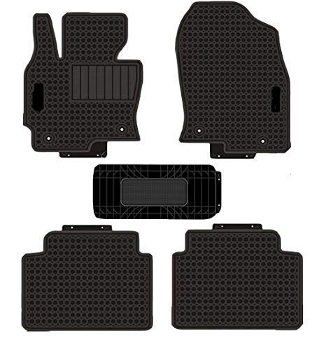 Kaungka Heavy Rubber Car Front Floor Mats Compatible with 2013 2014 2015 2016 Mazda CX-5 -All Weather and Season Protection Car Carpet