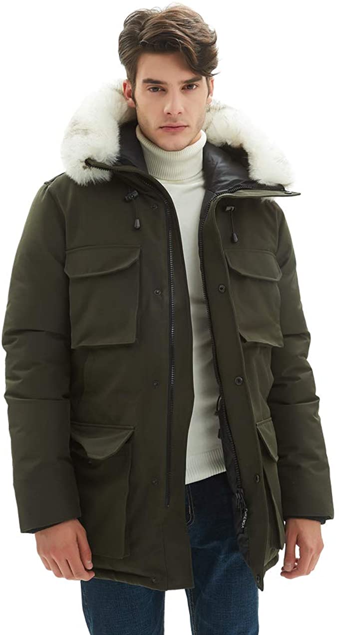 Puremsx mens winter discount jacket