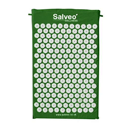 Salveo Acupressure Mat Green Medium With Free Eco-Bag
