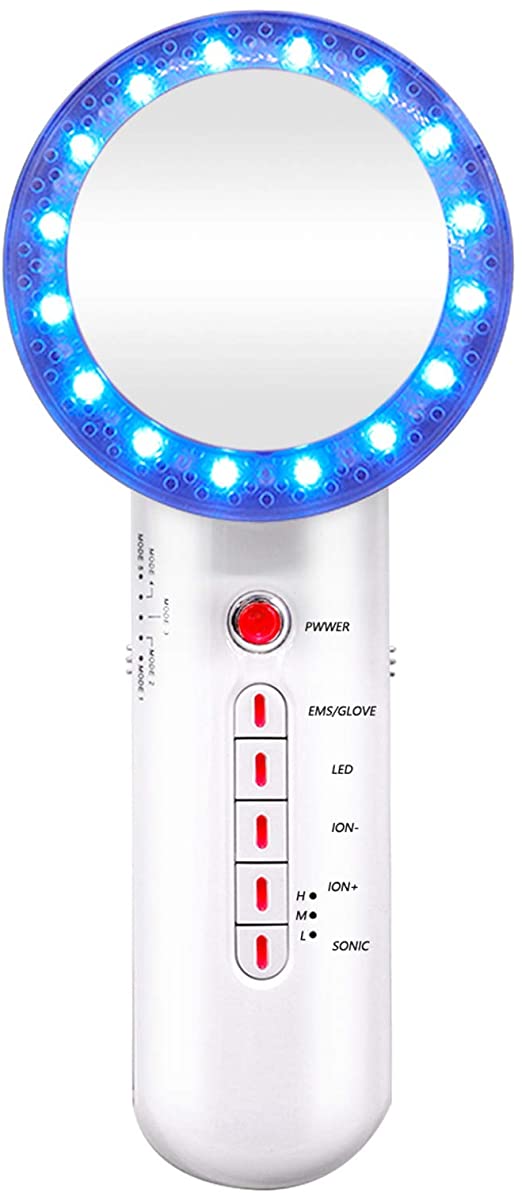 Ultrasonic Cavitation Machine Waterproof Body Slimming Massager Anti Cellulite Device LED Red Blue