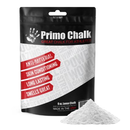 Primo Chalk - Competition Quality Loose Chalk for Climbing, Weightlifting, and CrossFit