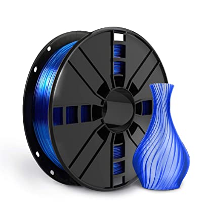 PETG Filament 1.75,Toughness Enhanced Blue petg Vacuum Sealed,Accuracy  /- 0.02 mm, 1 kg Spool 3D Filament petg Blue