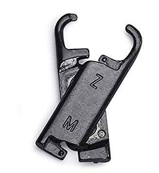 Replacement Locking Zipper Pulls Pkg. of 3 - Zipper Fixer Repair, for Clothes, Suitcase, Backpack, Handbags. (Black)