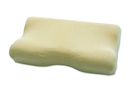 Milliard Memory Foam Anti-Wrinkle Beauty Pillow with Ultra Soft 75-Percent Cotton Removable Cover, 22 by 14 by 4.5-Inch