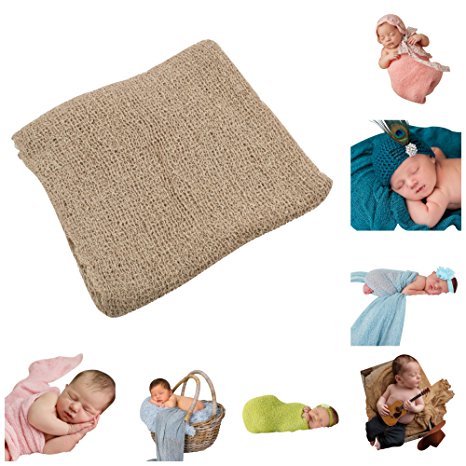 JLIKA Newborn Baby Photography Photo Prop Stretch Wrap - 28 Colors to Choose From