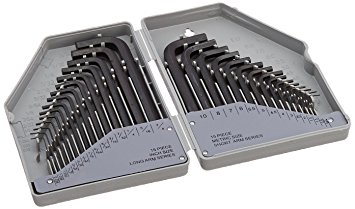 Neiko 01109A USA SAE and Metric Combination Hex Key Set (30 Piece )