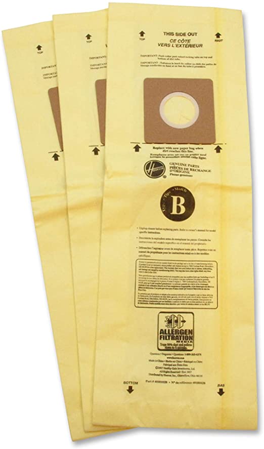 Hoover Type B Allergen Bag (3-Pack), 4010103B