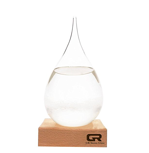GR Creative Stylish Decorative Desktop Drops Storm Glass of 17th Century Europe Weather Monitors Weather Forecast Weather Station (mini)