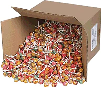 Chupa Chups Classic Bulk Lollipops, 1000 Count, Red