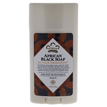 Nubian Heritage/Sundial Creations African Black Soap with Aloe and Vitamin E 24 Hour Deodorant