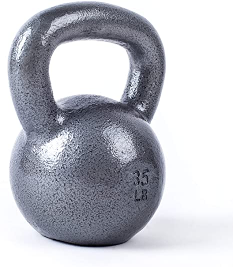 WF Athletic Supply Hammerstone Cast Iron Kettlebell - 13, 10-80 Pounds - Core Strength, Functional Fitness, and Weight Training Set - Free Weight, Equipment, Accessories