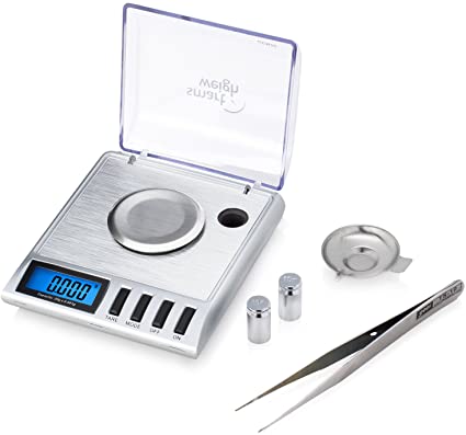Smart Weigh GEM20 High Precision Digital Milligram Scale 20 x 0.001g Reloading, Jewelry and Gems Scale
