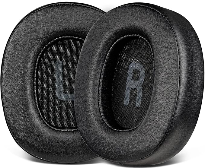 SOULWIT Earpads Replacement for JBL Tune 700(700BT)/710(710BT)/720(720BT)/750(750BT,750BTNC)/760(760NC)/770(770NC) Headphones, Ear Pads Cushions with Softer Noise Isolation Foam (Black)