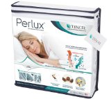 Queen Size Perlux Hypoallergenic Tencel 100 Waterproof Mattress Protector - Vinyl PVC Phthalate and Pesticide Free