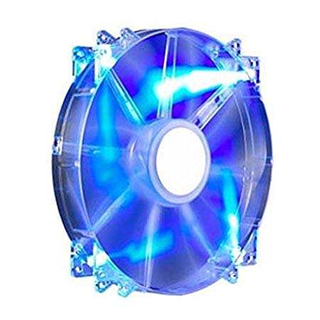 Cooler Master R4-LUS-07AB-GP MegaFlow 200 - Sleeve Bearing 200mm Blue LED Silent Fan for Computer Cases