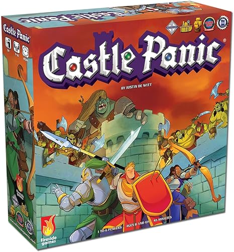 Fireside Games | Castle Panic 2nd Edition | Board Game | Ages 8  | 1-6 Players | 60  Minutes Playing Time